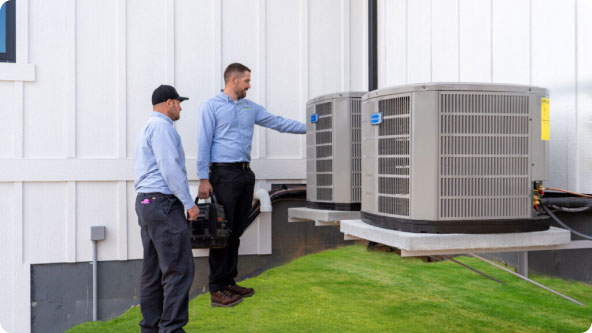 Commercial HVAC installation at office building in Burleson Texas